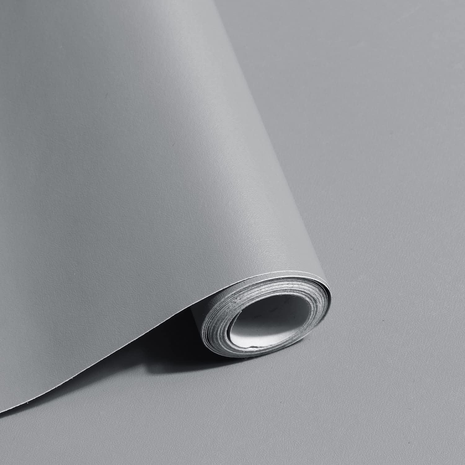 Safiyya Grey Contact Paper Grey Peel and Stick Wallpaper Grey Removable Wallpaper Decorative Peel and Stick Wallpaper Self Adhesive Contact Paper Vinyl Rolls for Wall Furniture 118"x17.7"