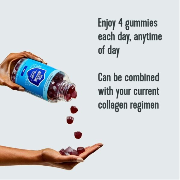 Vital Proteins Collagen Gummies, 2.5g of Clinically-Tested Collagen for Hair, Skin, Nails & Wrinkles, 120 ct Bottle, Pack of 2, Grape Flavor - Image 4