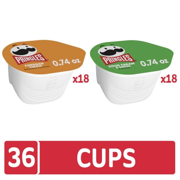 Pringles Potato Crisps Chips, Snack Stacks, Lunch Snacks, Office and Kids Snacks, Variety Pack (36 Cups) - Image 2