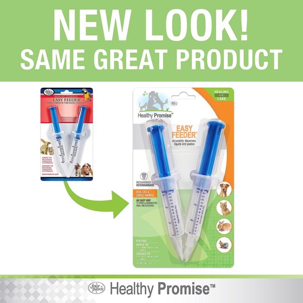 Four Paws Healthy Promise Easy Feeder Pet Feeding Syringe 2 Count (Pack of 1) - Image 4