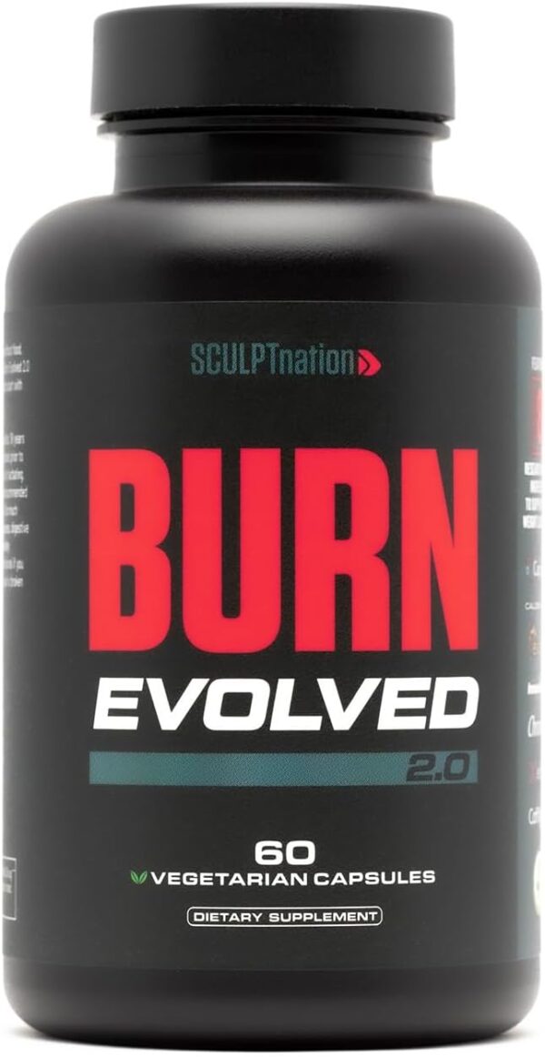 by V Shred Burn Thermogenic Fat Burner for Men & Women - Daytime Fat Burner Metabolism Booster - Premium Capsimax Cayenne Pepper, Chromax, Patented Ingredients - 60 Natural Veggie Pills