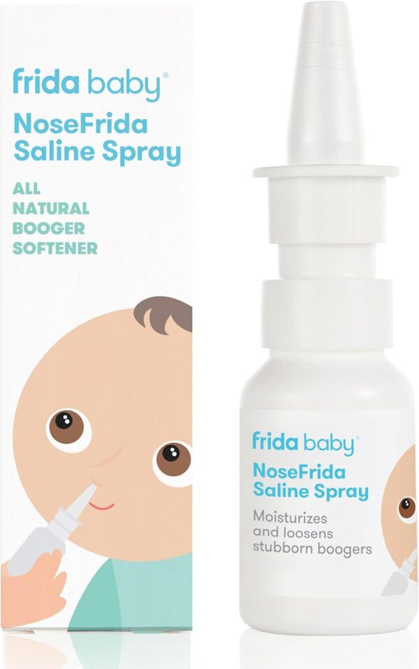 NoseFrida All-Natural Saline Nasal Snot Spray by Frida Baby, 0.68 Fl Oz (Pack of 1)