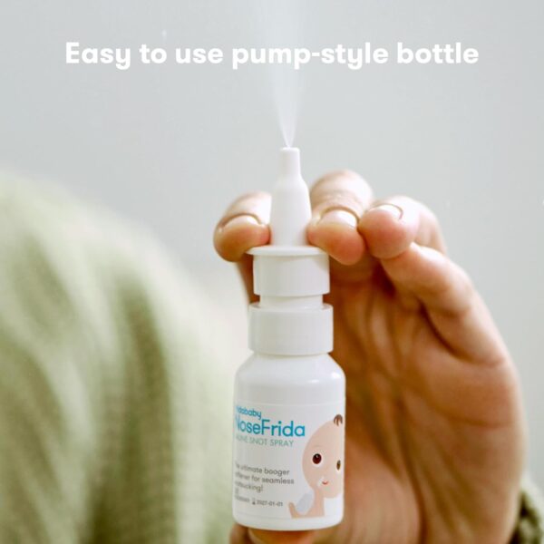NoseFrida All-Natural Saline Nasal Snot Spray by Frida Baby, 0.68 Fl Oz (Pack of 1) - Image 2