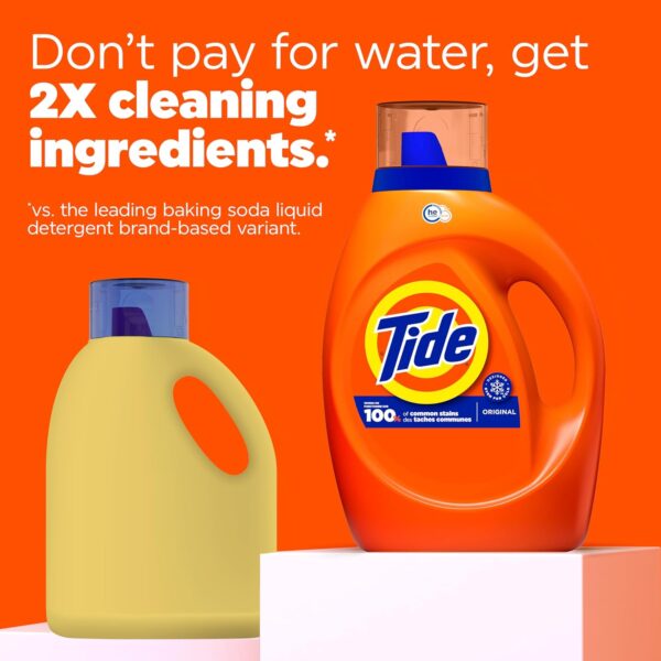 Tide Laundry Detergent Liquid Soap, High Efficiency (He), Original Scent, 64 Loads - Image 2
