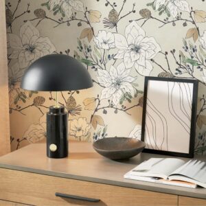 Safiyya Peel and Stick Wallpaper Floral Contact Paper Vintage Flower Wallpaper Boho Removable Wallpaper Decorative Self Adhesive Contact Paper for Walls Vinyl Roll 118in x16.14in