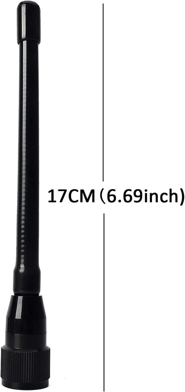 HYS VHF Marine Antenna Low-Profile 156-163Mhz Antennas W/16.4ft(5m) RG58 Low Loss Premium Coaxial Cable with PL259 - Image 2