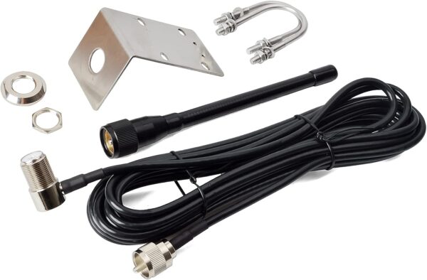 HYS VHF Marine Antenna Low-Profile 156-163Mhz Antennas W/16.4ft(5m) RG58 Low Loss Premium Coaxial Cable with PL259 - Image 7