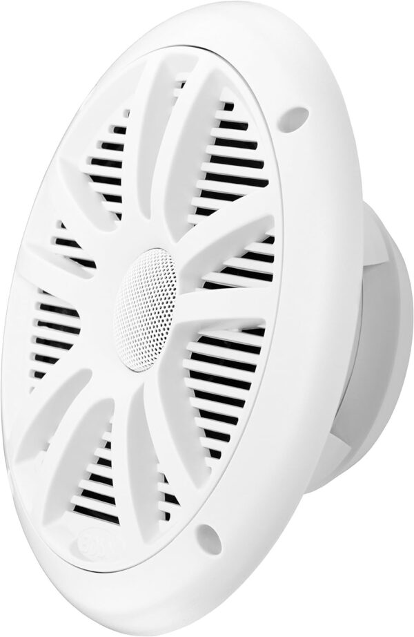 BOSS Audio Systems MR6W 6.5 inch Marine Boat Stereo Speakers - 180 Watts (per pair), Coaxial, 2 Way, Full Range, 4 Ohms, Weatherproof, Sold in Pairs - Image 5