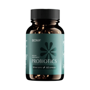 BIOMA Probiotics for Weight Management & Digestive Health, 3 in 1 Gut Health Probiotics and Prebiotics/Postbiotics, Slow Release Synbiotic Probiotic Capsules for Gut Health Multi Enzyme (60 Caps)