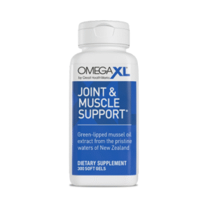 OmegaXL Joint Support Supplement - Natural Muscle Support, Green Lipped Mussel Oil, Soft Gel Pills, Drug-Free, 300 Count